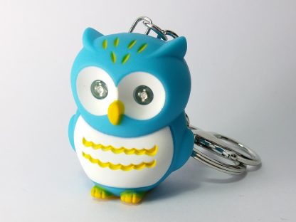 plava sovica privezak za ključeve igračka ptica