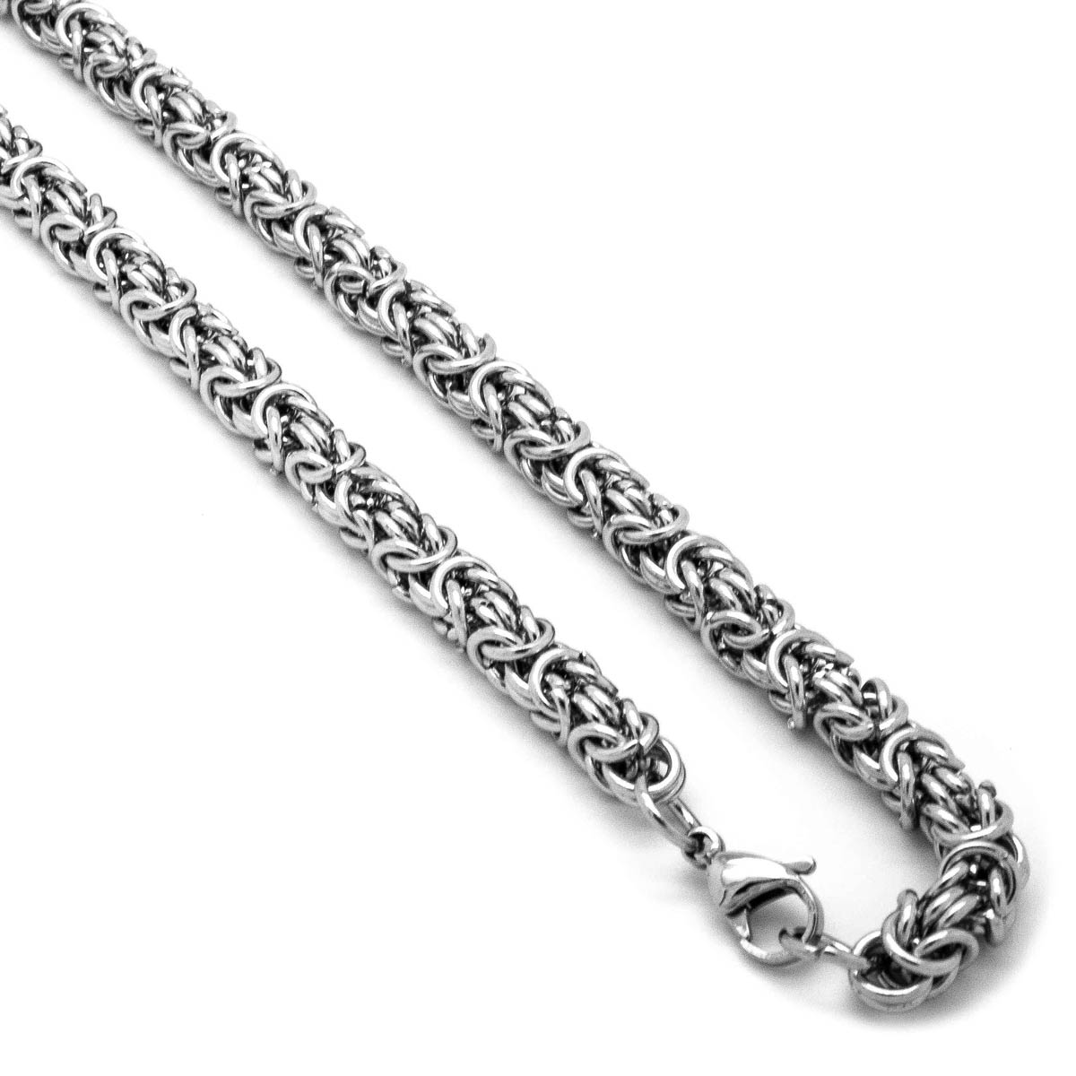 Muški Lanac VIzantijski Rad - Stainless Steel 316L ogrlica vizantijski vez srbija debeli lanac ogrlica