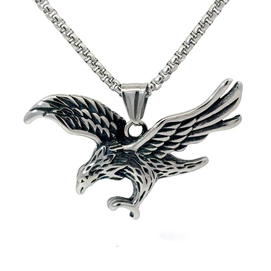 orao ogrlica za muškarce od nerđajućeg čelika