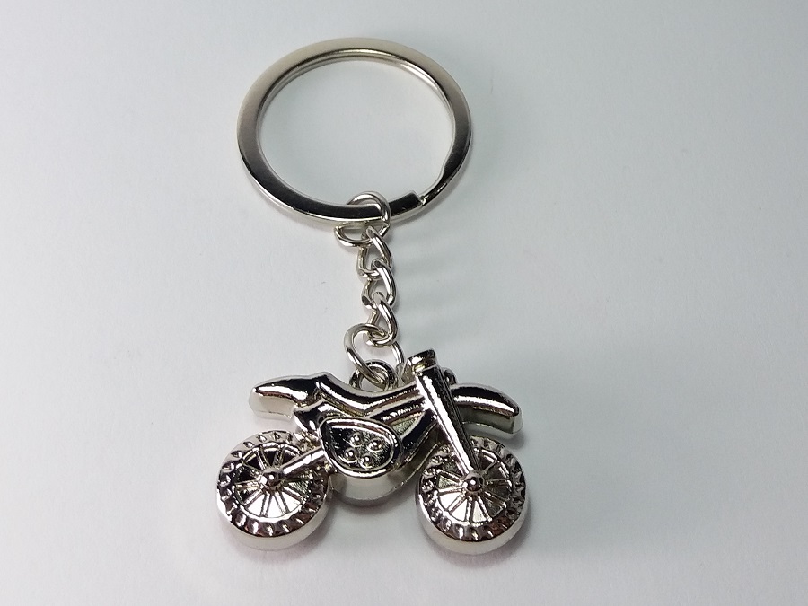 kroserica motor privezak za ključeve enduro metalni polirani privesci