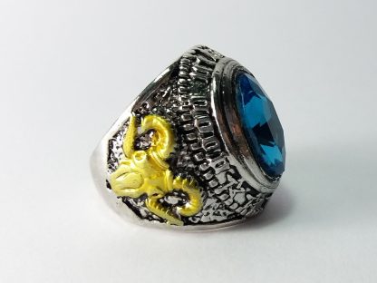 unikatni prsten sa plavim kamenom od medicinskog čelika srbija