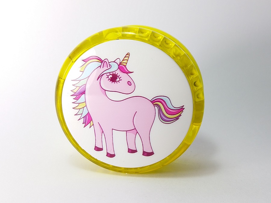 žuti jojo jednorog igračka za devojčice