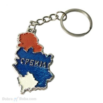 privezak za ključeve republika srbija crvena plava bela srbija privesci