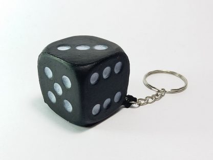 crna gumena kockica privezak za ključeve kocka od penaste gume