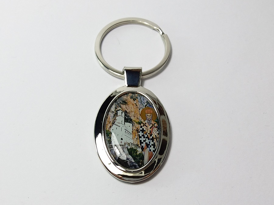 Sveti vasilije ostroški privezak za ključeve ostrog srbija