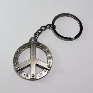 privezak za ključeve peace metalni privesci simboli mira
