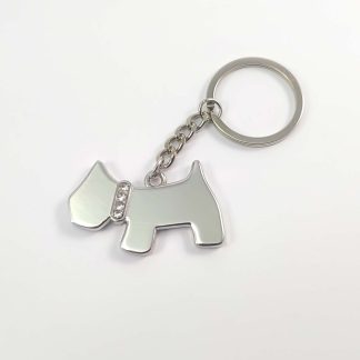 privezak za ključeve kuca pas životinja metalni hromirani privesci u obliku kućnog ljubimca