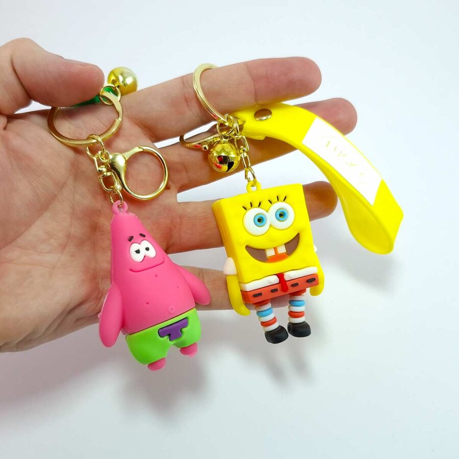 sunđerbob kockalone gumeni privesci za ključeve srbija iz crtanog filma sponge bob squarepants