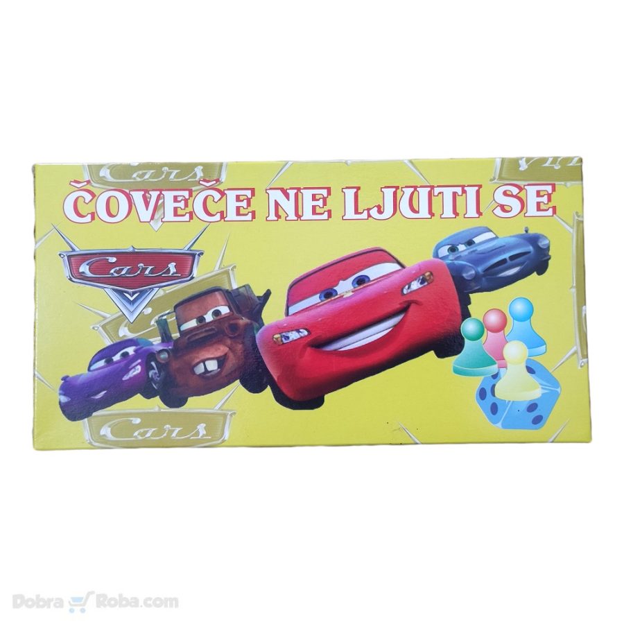 car čoveče ne ljuti se igra za decu sa automobilima
