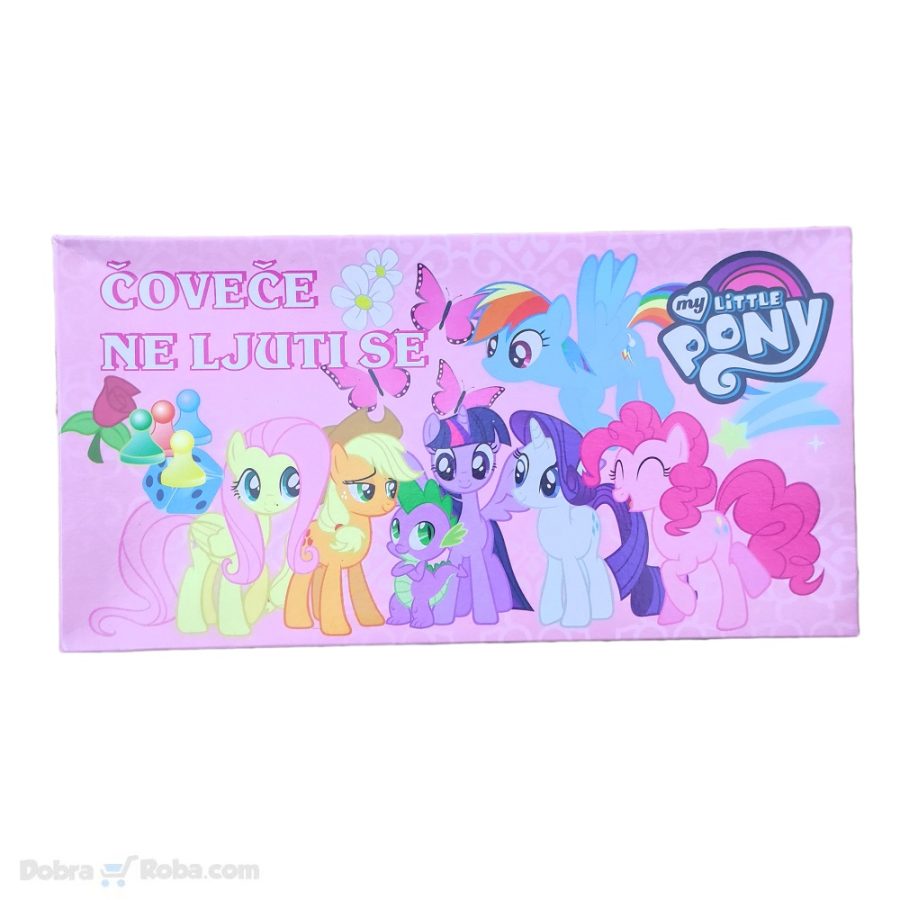 moj mali poni čoveče ne ljuti se društvena igra my little pony