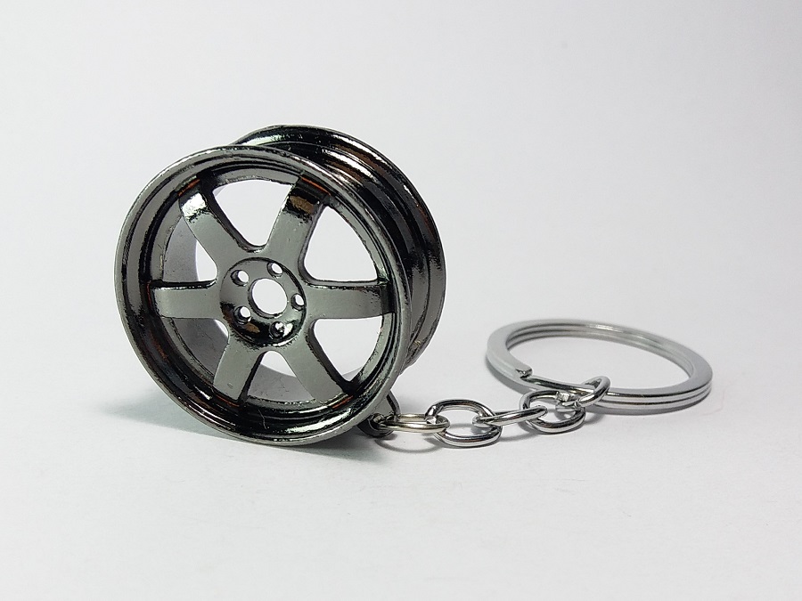 crna felna privezak za ključeve car guy privezak poklon za ljubitelje automobila