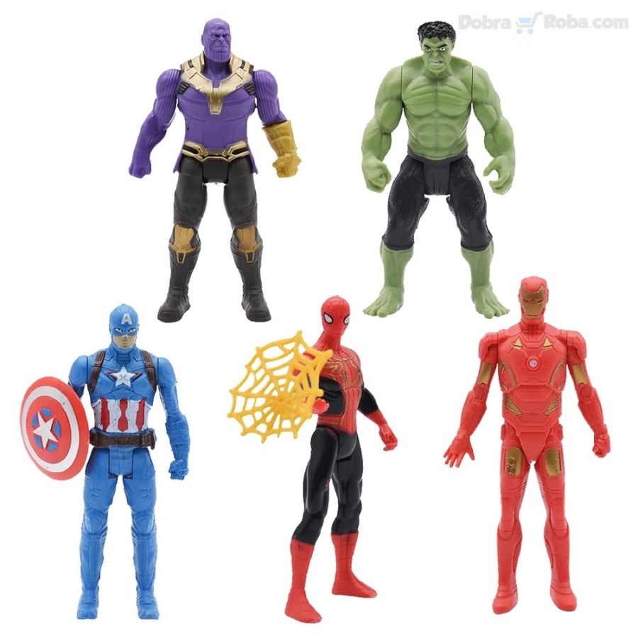 marvel figurice komplet od 5 igračaka po ceni od samo 1050 dinara