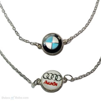 muške ženske auto ogrlice sa znakom automobila logo nemačkih auto proizvođača lančići za ljubitelje automobila