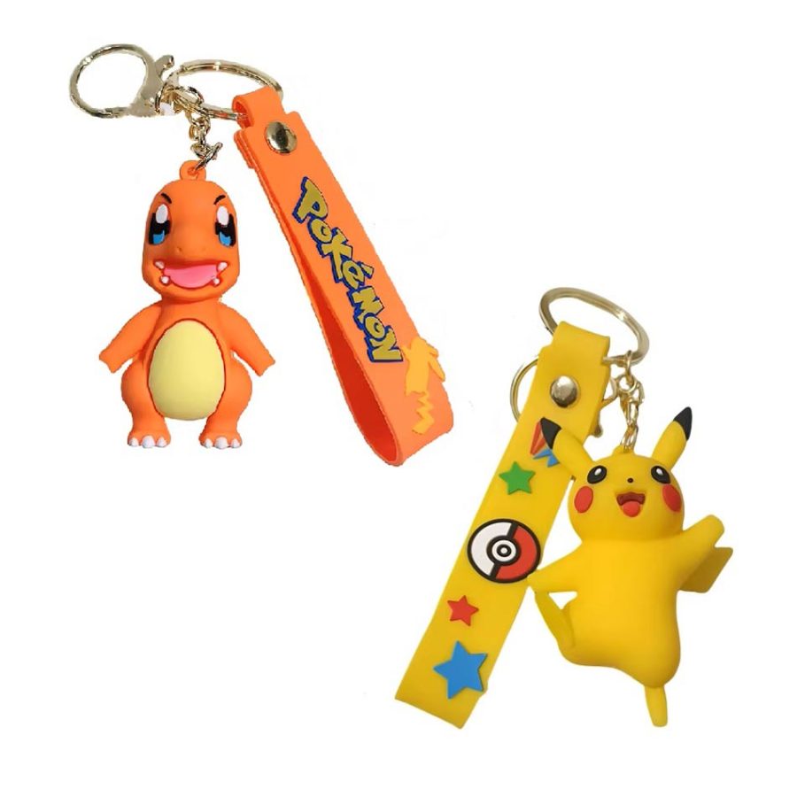 pikaču i čarmander pokemoni privesci za ključeve srbija dečiji privezak od gume