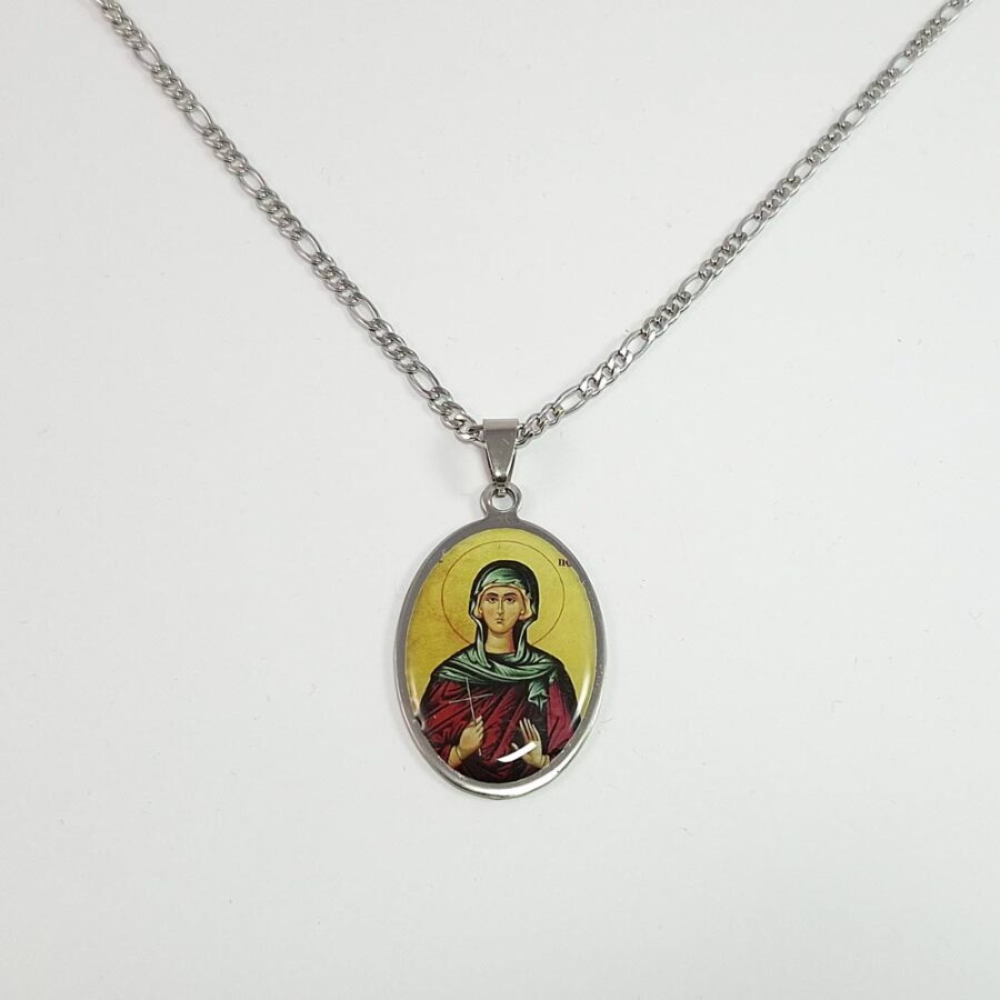 Sveta Petka ogrlica lančić sa priveskom nerđajući hirurški čelik Srbija