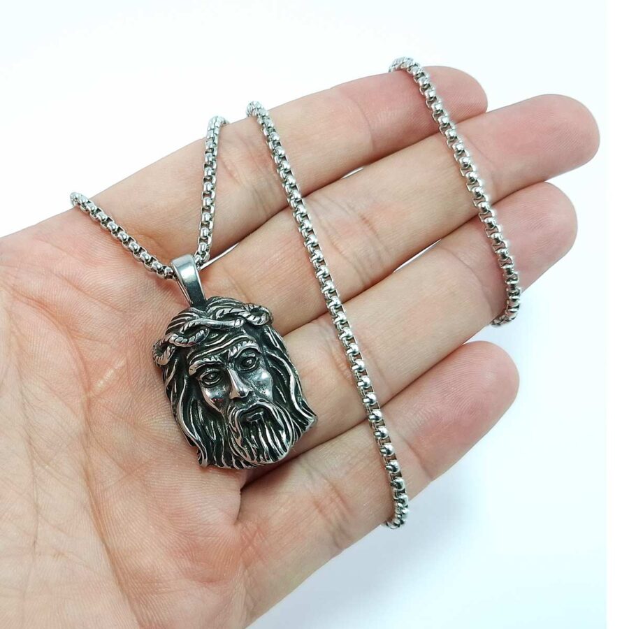 lančić sa priveskom za muškarce pravoslavlje hrišćanstvo isus hrist božji sin srbija prodaja nakita pravoslavnog